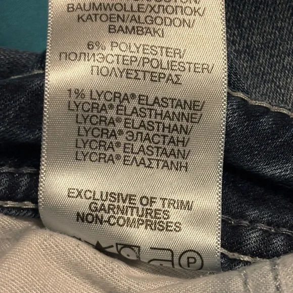 Women's  Silver Flare Jeans in Classic Blue - Picture 6 of 6